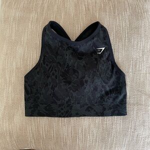 Gymshark black adapt animal sports bra